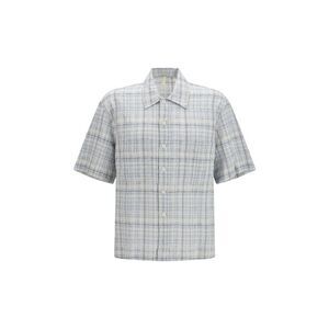 Sunflower Blue Cotton Pattern Men's Shirt
